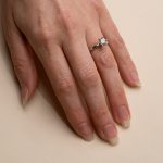 Elsa en karat vitguld