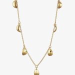 Botanica drop full necklace gold