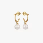 Branch-pearl-hoops-gold