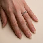 Rondo alliansring vitguld