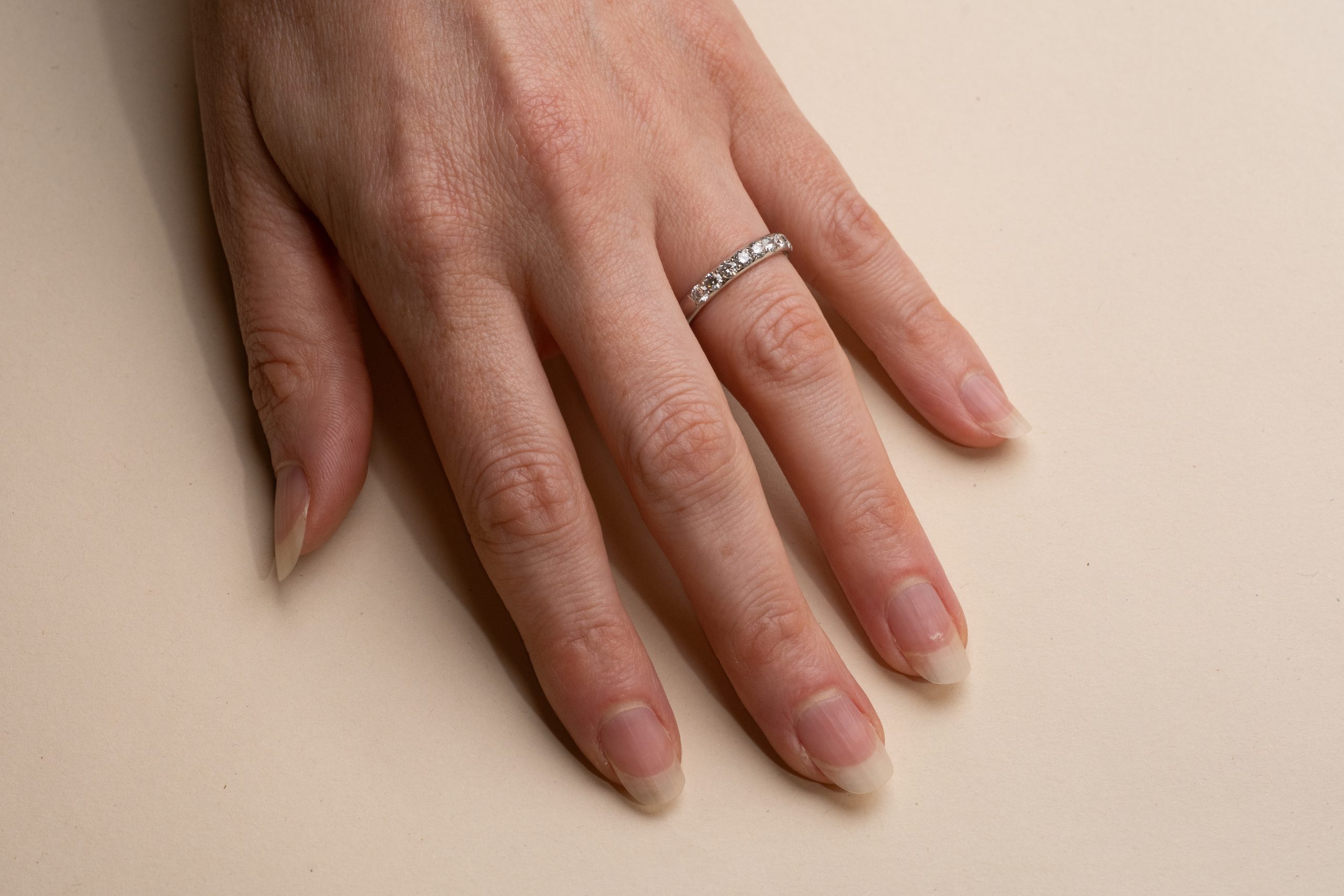 Rondo alliansring vitguld