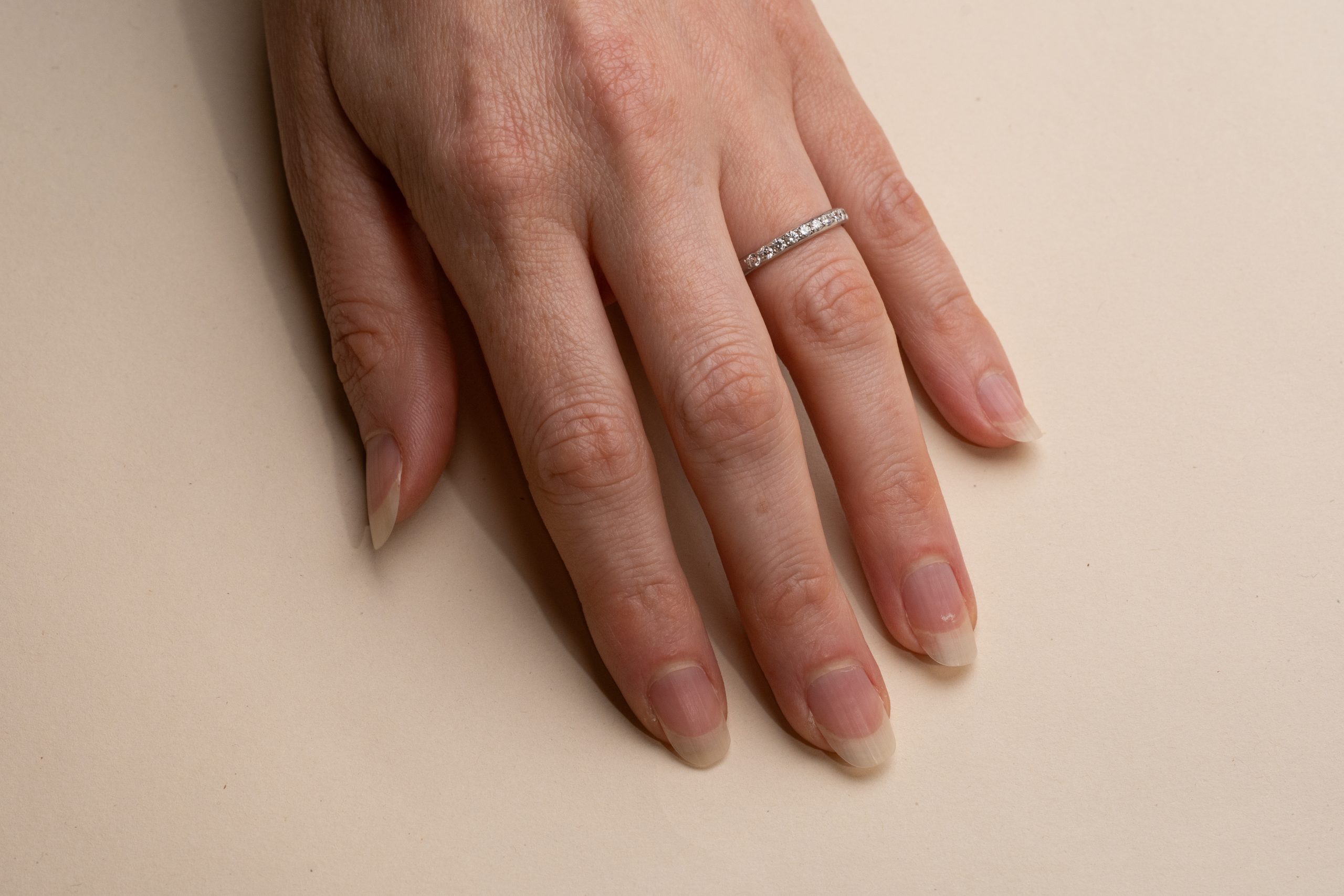 Rondo small alliansring vitguld